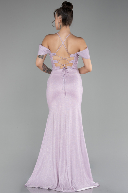 Abschlusskleid Lang Puder ABU4212