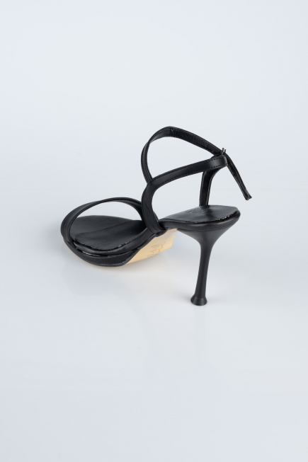 Party-Schuhe Leder Schwarz AB1119