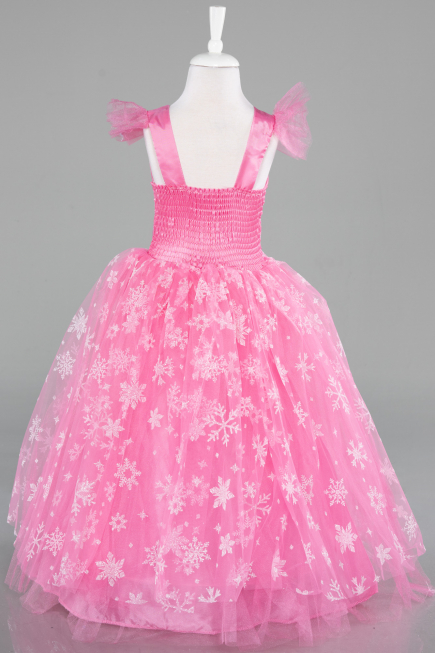 Abendkleid für Kinder Lang Rosa ABU4238