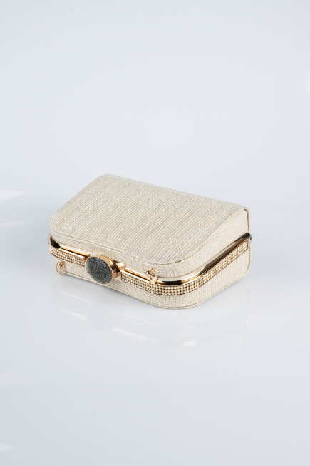 Abendtasche Glitzernd Gold KC128