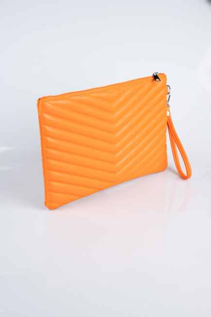 Abendtaschen Leder Orange KC413