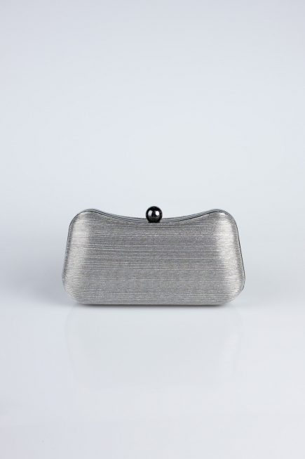 Abendtasche Laserschnitt Platin KC249