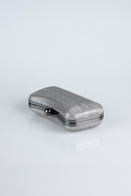 Abendtasche Laserschnitt Platin KC249