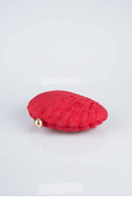 Abendtasche Wildleder Rot KC180