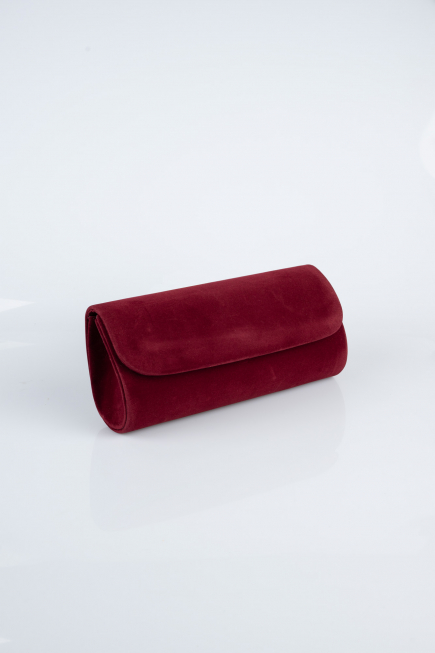 Abendtaschen Wildleder Weinrot KC202