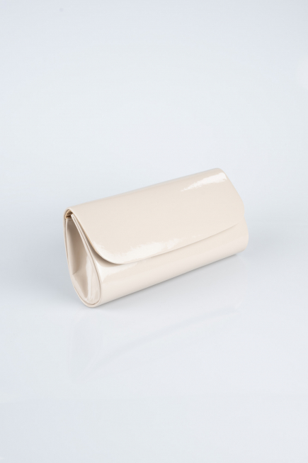 Abendtasche Lackleder Hautfarben KC202