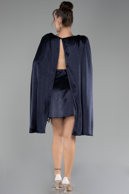 Partykleid Kurz Marineblau ABK2152