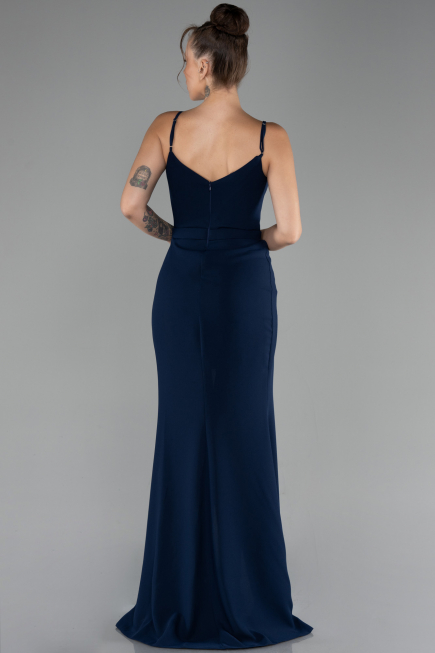 Abendkleid Lang Marineblau ABU4299