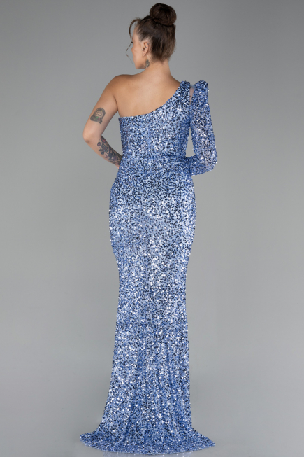 Abendkleid Lang Indigo ABU4302