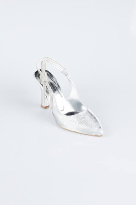 Stiletto Laserschnitt Silber MJ4102