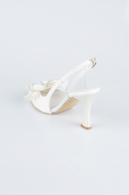 Party-Schuhe Haut Weiß MJD4100