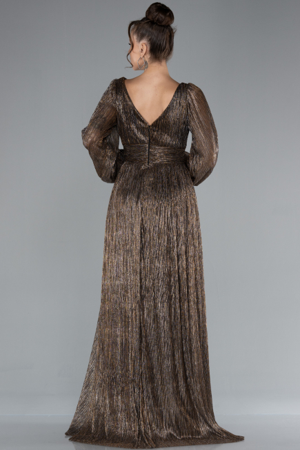 Abendkleid Lang Kupfer ABU2905