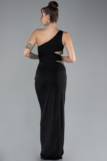 Abendkleid Lang Schwarz ABU3702