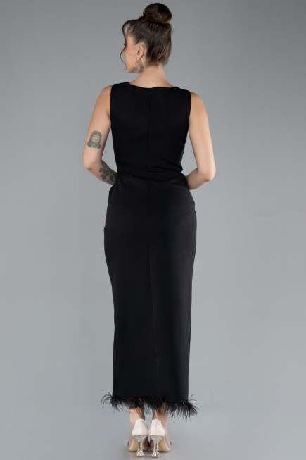 Partykleid Midi Schwarz ABK2169