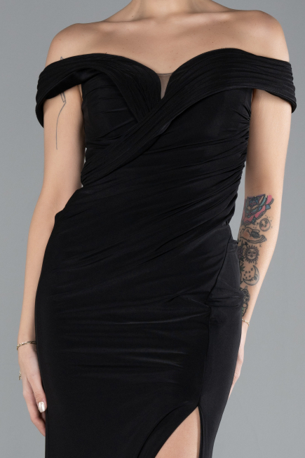 Abendkleid Lang Schwarz ABU4400