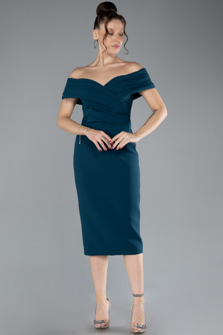 Partykleid Midi Smaragdgrün ABK1902