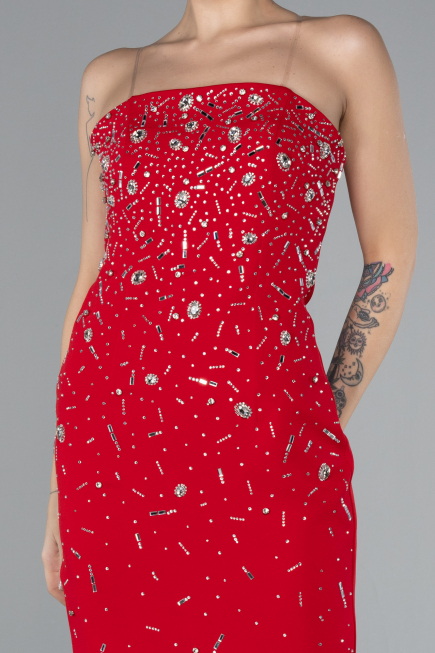Partykleid Kurz Rot ABK2211