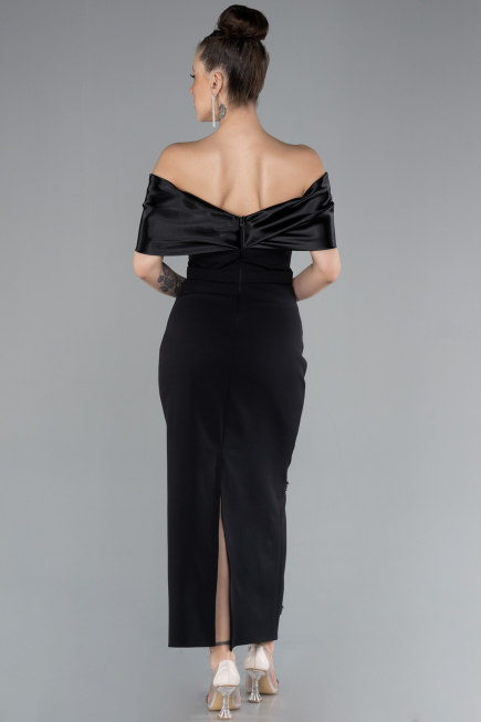Partykleid Midi Schwarz ABK2212