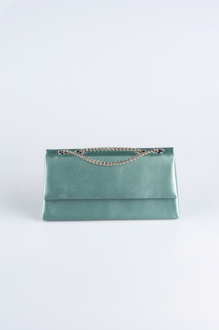 Abendtasche Satin Minzgrün SH818