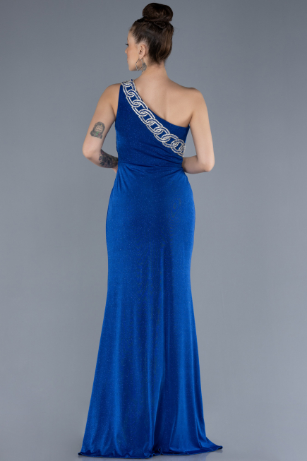 Abendkleid Lang Sächsischblau ABU4599