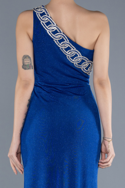 Abendkleid Lang Sächsischblau ABU4599