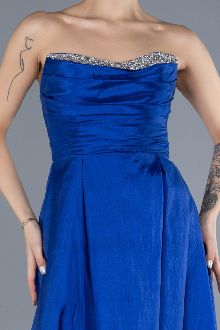 Abendkleid Lang Sächsischblau ABU4579