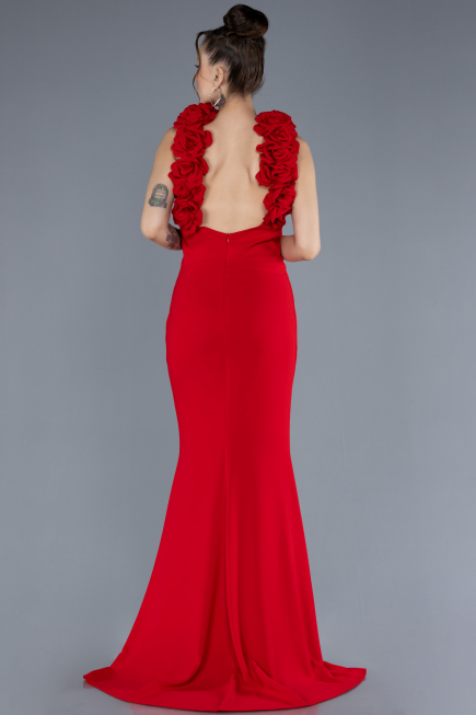 Abendkleid Lang Rot ABU4610