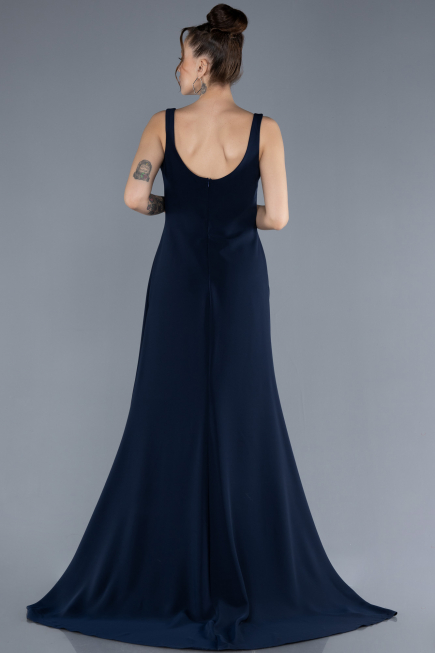 Abendkleid Lang Marineblau ABU4621
