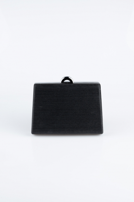 Abendtasche Laserschnitt Schwarz KC715