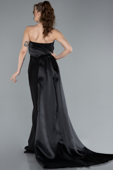 Abendkleid Lang Schwarz ABU4690