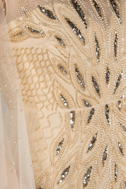 Abendkleid Lang Gold ABU4707