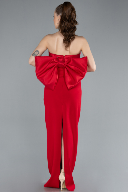 Abendkleid Lang Rot ABU4716