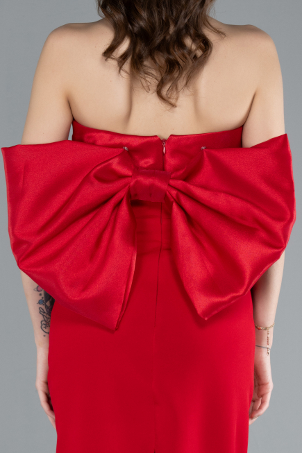 Abendkleid Lang Rot ABU4716