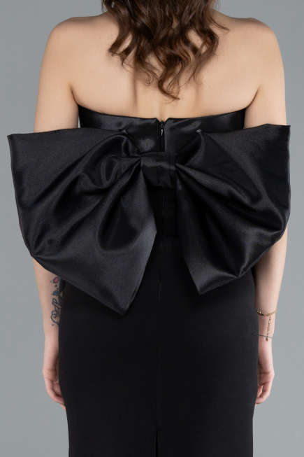 Abendkleid Lang Schwarz ABU4716