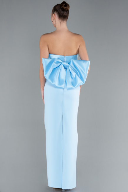 Abendkleid Lang Eisblau ABU4716