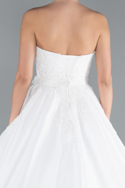 Hochzeitskleider Lang Weiß ABG093