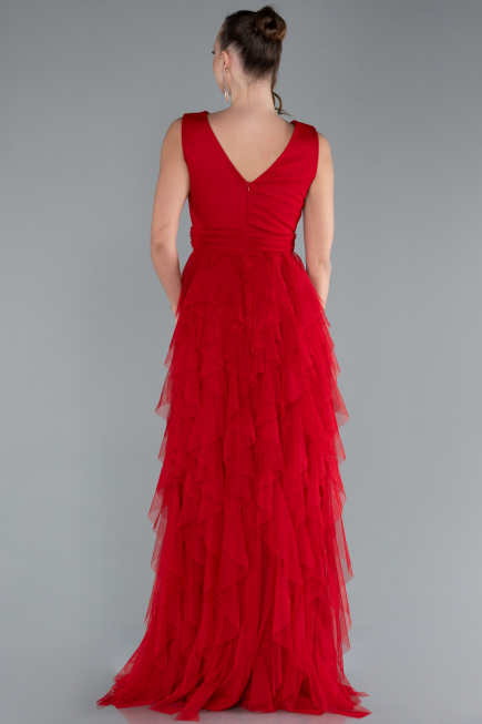 Abendkleid Lang Rot ABU4723