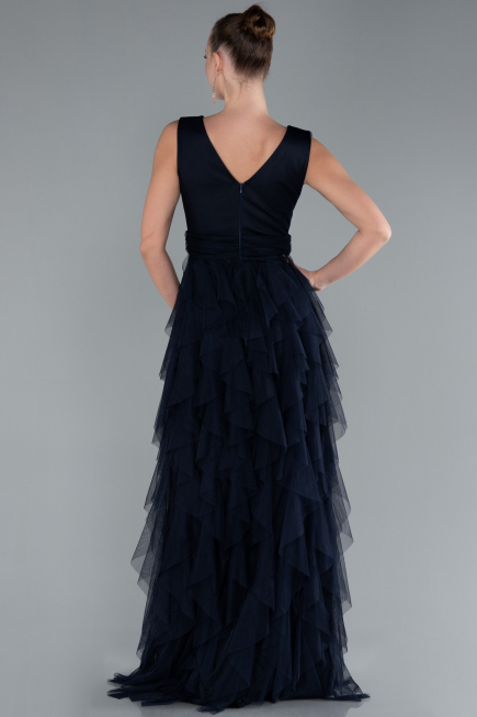 Abendkleid Lang Marineblau ABU4723