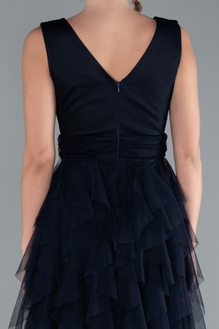 Abendkleid Lang Marineblau ABU4723
