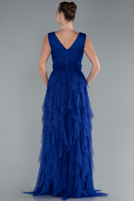 Abendkleid Lang Sächsischblau ABU4723