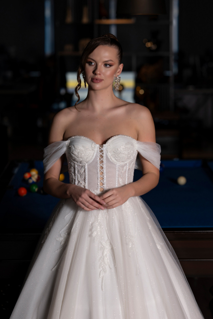 Hochzeitskleider Lang Weiß ABG031