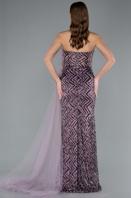 Abendkleid Lang Lavendel ABU4772