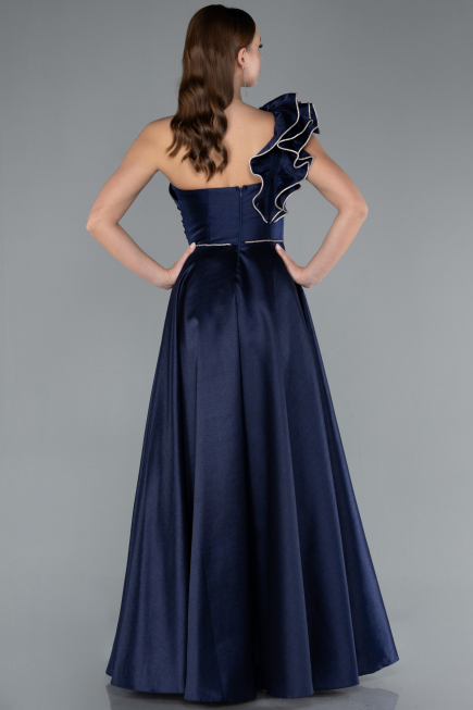 Abendkleid Lang Marineblau ABU4782