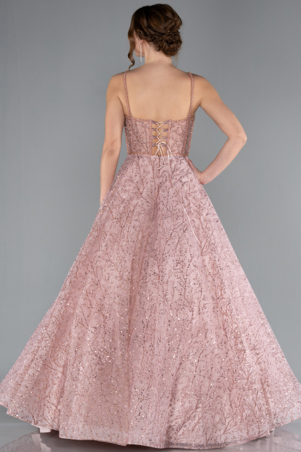 Puder Abendkleid Lang ABU3839