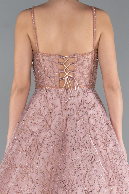 Puder Abendkleid Lang ABU3839