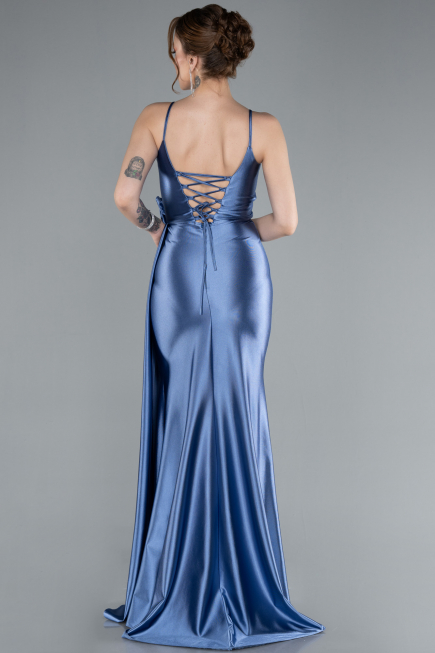 Abschlusskleid Lang Indigo ABU4814