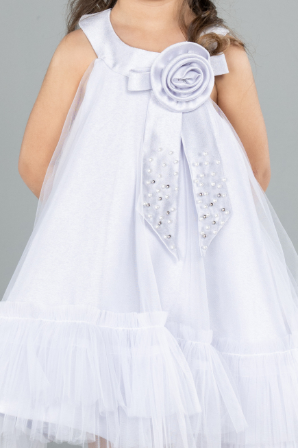 Abendkleid für Kinder Kurz Lila ABK2296