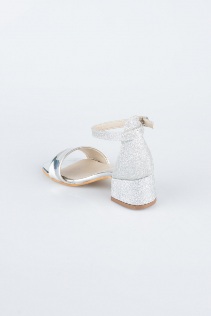 Silber Kinderschuhe Gespiegelt SE768