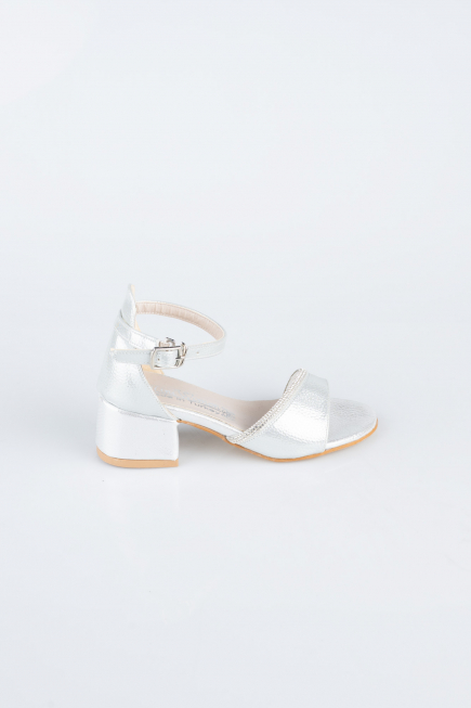 Kinderschuhe Kristall Silber SE786