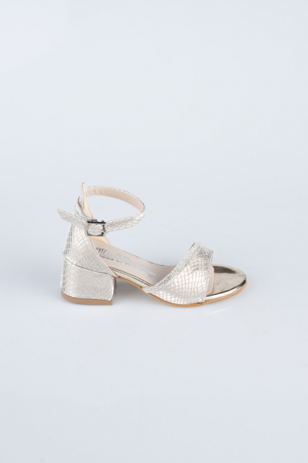 Kinderschuhe Schlangenhaut Gold SE786